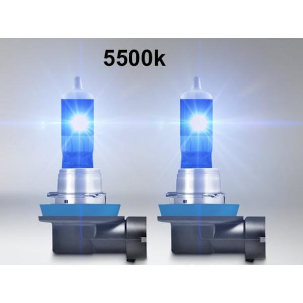 Osram H11 COOL BLUE BOOST 5500k halogen lampor 12v DC PGJ19-2 Metall utseende