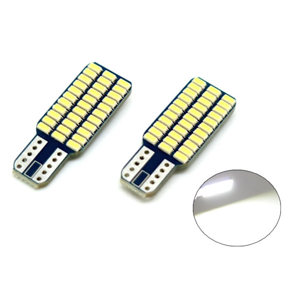 T10 w5w 6000k Led lampor Canbus m. 33st 3014SMD chip 2-pack