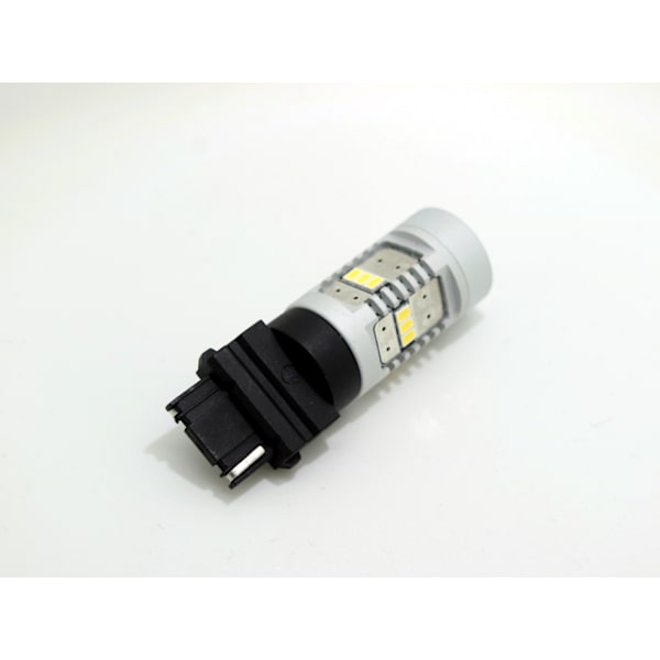 T25 3156 p27w Ledlampa 6000k 1-pack +Kvalitet 1200 lumen Silvergrå