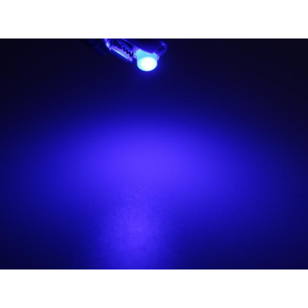 B8,5D Blåa Ledlampor med 1st COB ledchip 6-pack instrumentlampa Blå