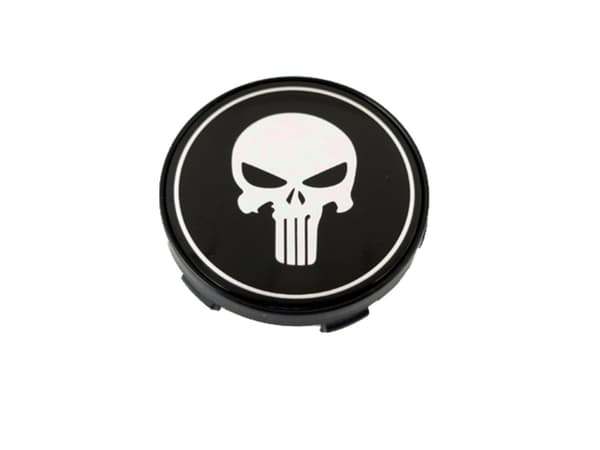 Dödskalle Centrumkåpor 60mm (passar 57mm hål) 4-pack
