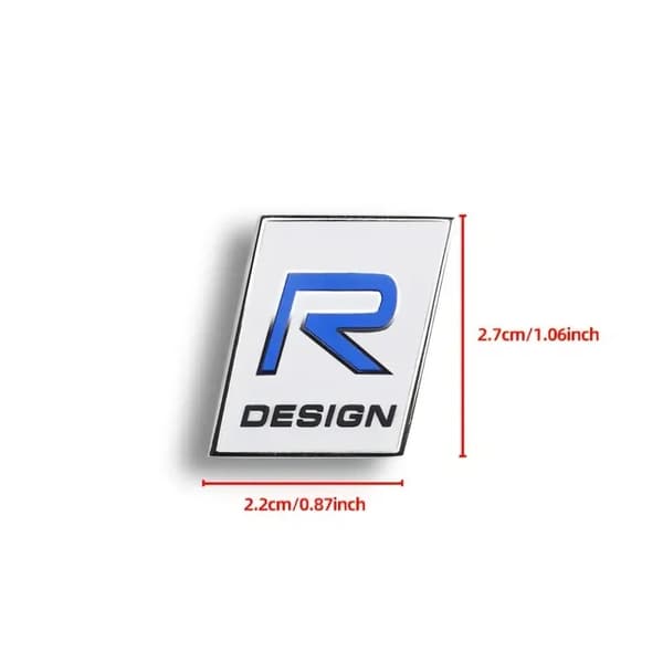 Emblem R-Design 2,2 x 2,7 cm 1-pack till Volvo