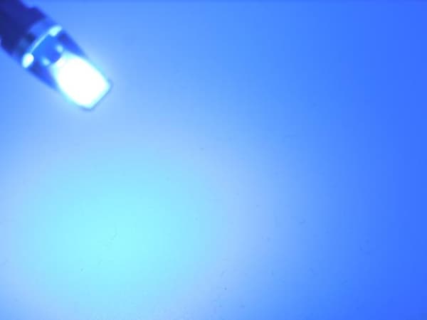 T10 w5w isblå LED-lampor, Canbus med COB chip, 2-pack.