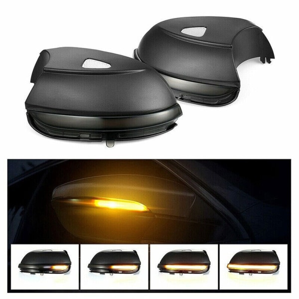 Led dynamisk blinkers VW Passat B7 2011-2015  CC 2-pack Svart