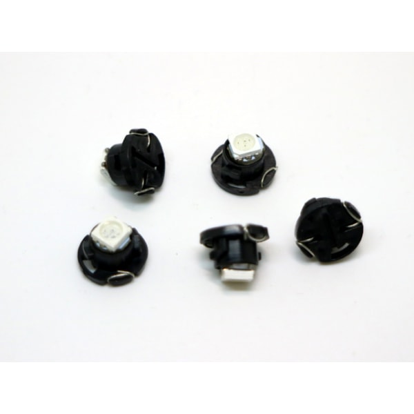 T4.7 T5 Neo Wedge 5-pack med blåa led chip instrument belysning Blåa 5-pack