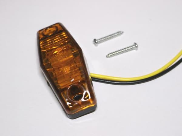 Markeringsljus position orange ledlampor  2-pack 12v 24v led Orange