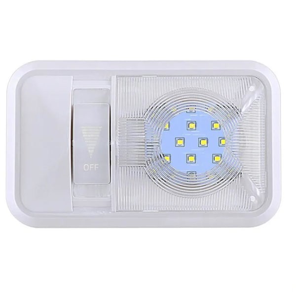 Led dimbar innerbelysning 12-24v 24-ledchip vita 6000k husvagn Vit