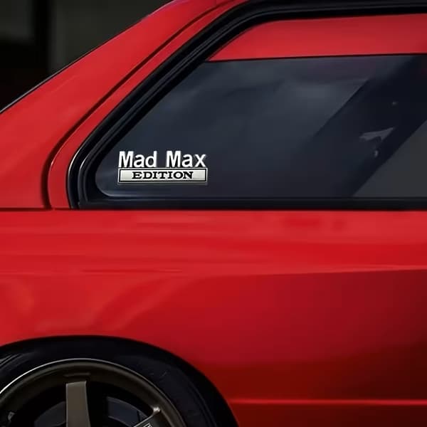 Emblem MadMax Edition, 2-pack, kromfärg