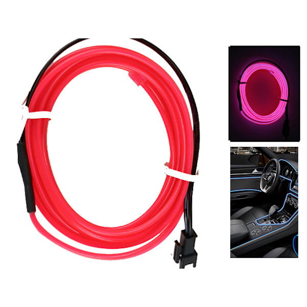 Glowstrip 200cm Pink ger en behaglig glödande effekt styling som neon / EL-wire Rosa / Pink