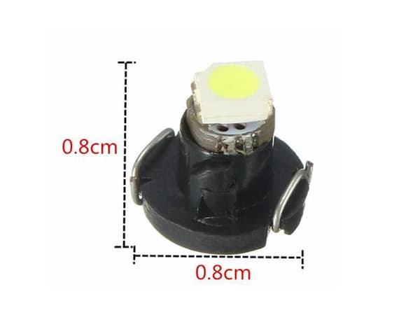 T3 Neo Wedge 5-pack. Grön LED-chip, instrumentpanelbelysning. Gröna 5-pack