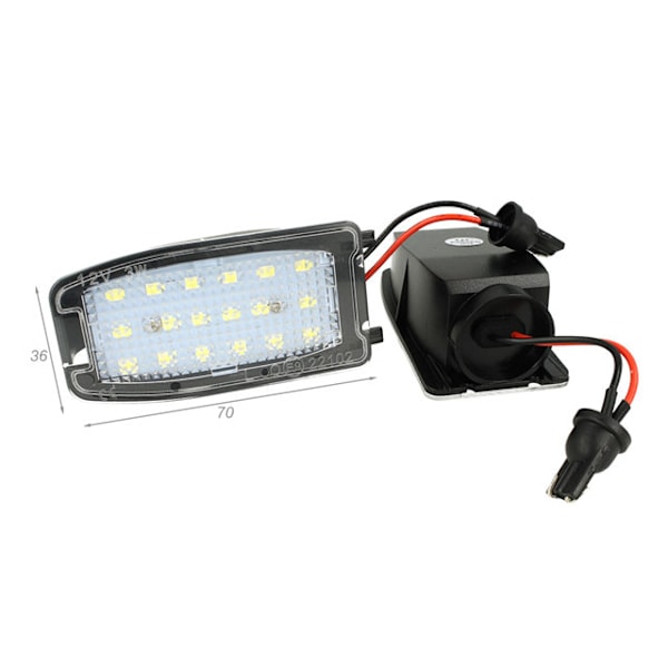 Volvo led Backspegel lampa XC70 S60 V70 Land Rover styling 2st