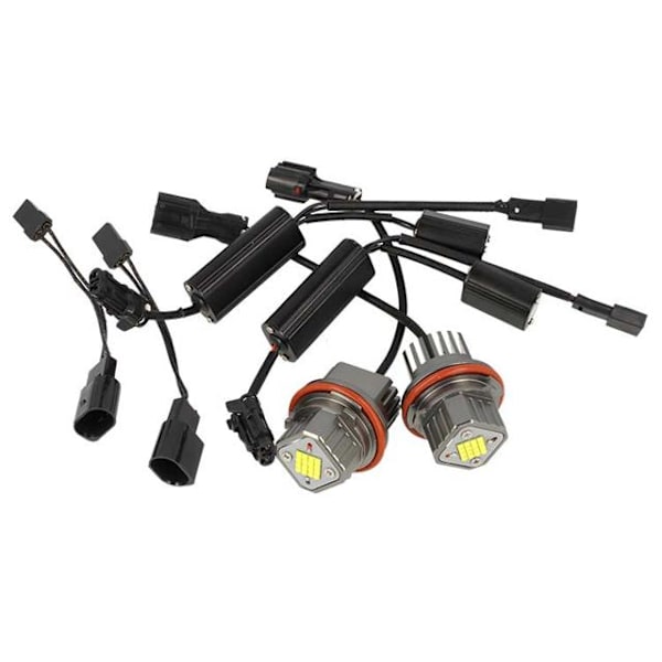 Angeleyes 80w Cree Led för BMW E39 E87 E60 E61 E63 E64 E65 E66 Silvergrå