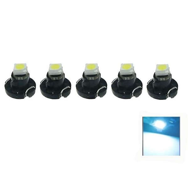 T4.2 T4 Neo Wedge 5-pack med isblå led chip instrument belysning Is-blåa 5-pack