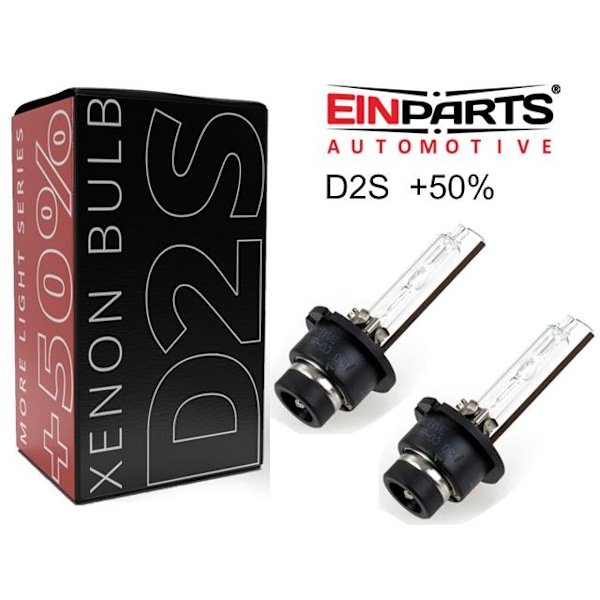 EINPARTS D2S +50% 5000k xenon lampor p32d-2 multifärg
