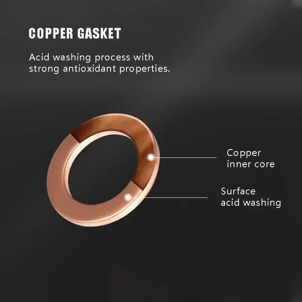 Kopparpackningar sortiment 100st