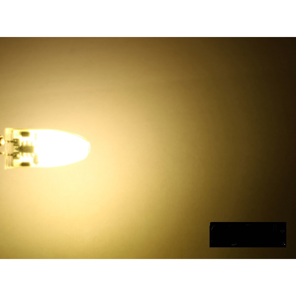G4 2w dimbar 12v DC + AC Led lampa 3100K varmvit G-4  3-pack .