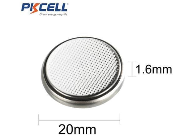 CR2016 150-pack Litiumbatterier 3V PKCell Metall utseende