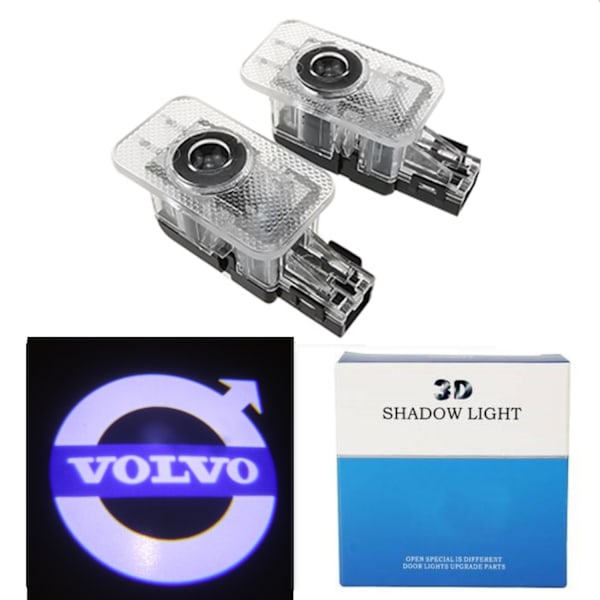 Volvo Led Laserlogga för. dörr V40 S60 V60 V70n XC60 XC70 XC90 S80 S90