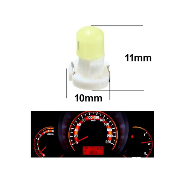 T4.2 T4 röd Neo Wedge 6-pack led lampor instrument belysning Röda 6-pack