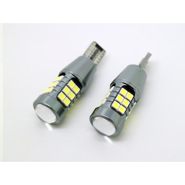 T15 W16W 921 912 906 backljus Led 800 lumen 27x chip 6000K 2st