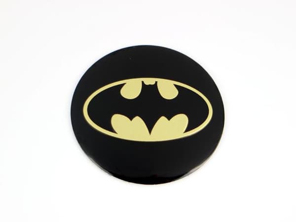 Batman emblem till centrumkåpor, hjulnavsskydd, fälg, 4-pack, styling.