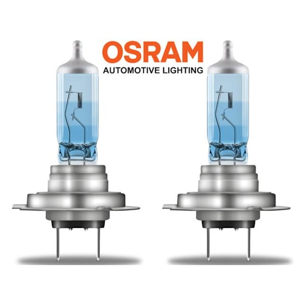 Osram H7 +100% COOL BLUE 5000k halogen lampor 12v DC PGJ19-2 Metall utseende