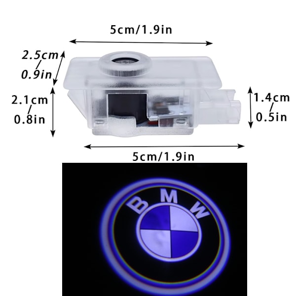 BMW Laser logga led till dörrar 3 serie G20 G21 , G29 M4 G02 M8 X7 G07
