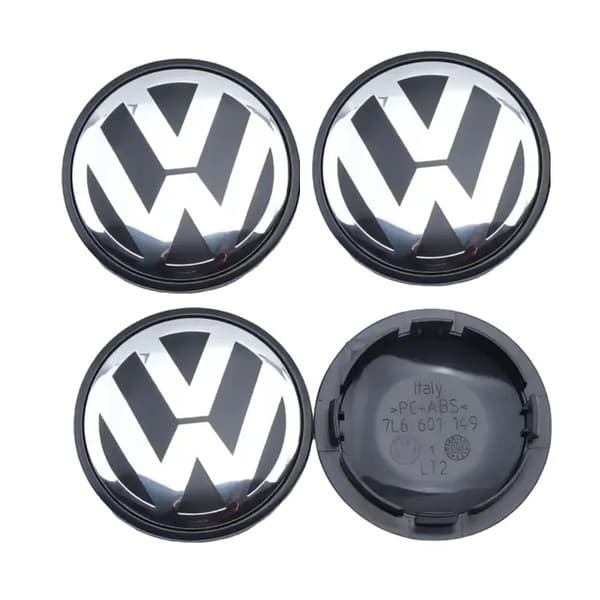 Volvo centrumkåpor till fälgarna 76mm passar 66mm hål 4-pack