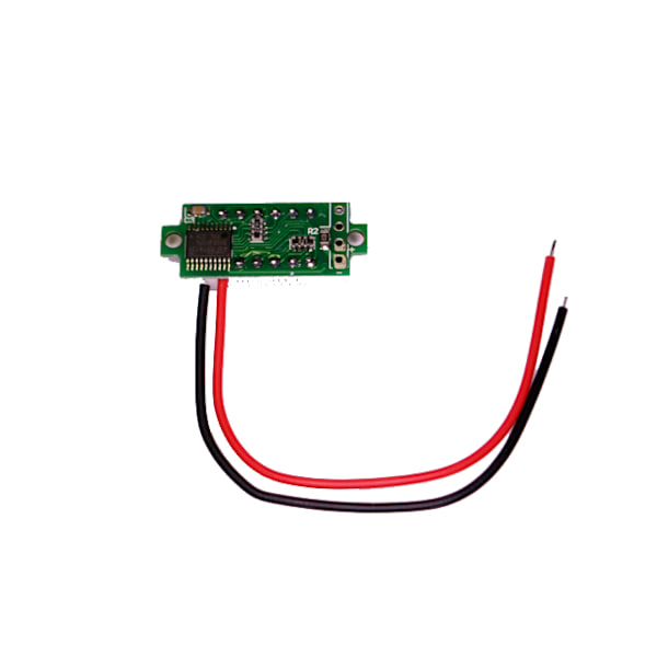 Voltmätare 3-30v DC Digital för bil båt husvagn husbil mc Röd