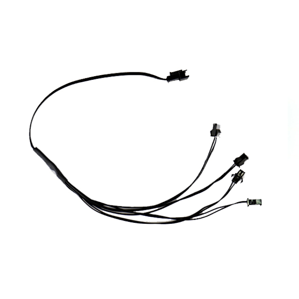 1 blir 4 kabelsplit för Glowstrip  slingor Neonslingor  EL-wire