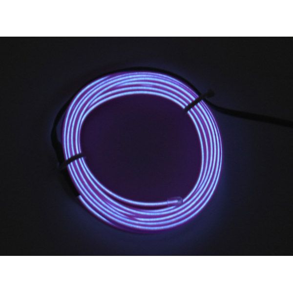 Glowstrip 100cm Lila ger behaglig glödande effekt styling neon EL-wire Lila / Purple
