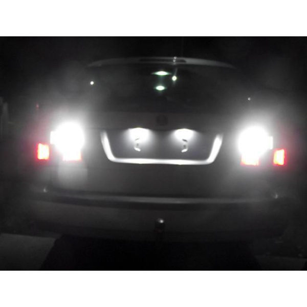 T15 W16W 921 912 906 backljus LED, 1000 lumen, 6000K, W2,1x9,5d.