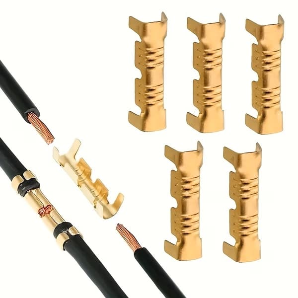 Krympslang + skarv  sortiment 50+50 st för 0,5-4,0 mm² kablar