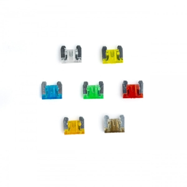 Säkringar Micro modell 10-pack 10A 15A 20A 25A 30A multifärg