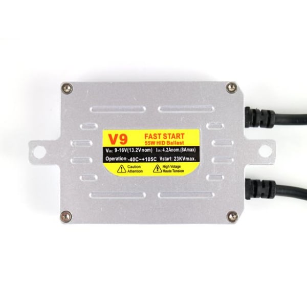 Xenon ballast 55w AC slim Fast / Speed start HID drivdon Metall utseende