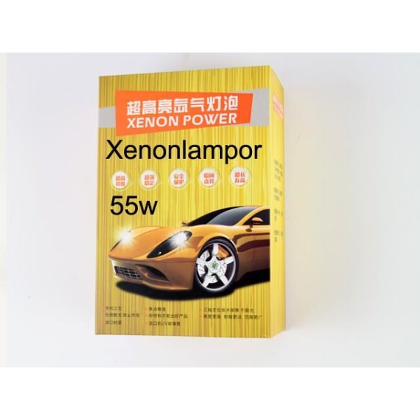 xenon lampor 55w h3 6000k 3-pack HID xenonlampor MultiColor H3 6000k
