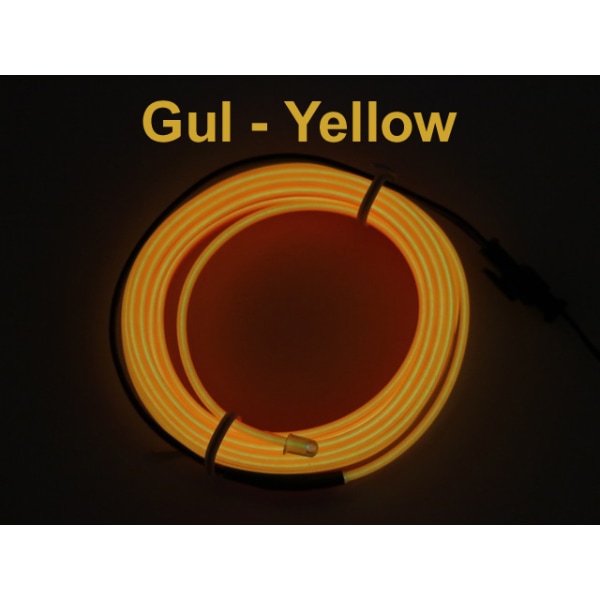 Glowstrip 100cm Gul ger behaglig glödande effekt som neon Gul / Yellow