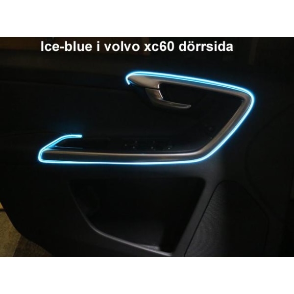 Glowstrip 500cm Isblå ger behaglig glödande effekt som neon Is-blå / Ice-blue