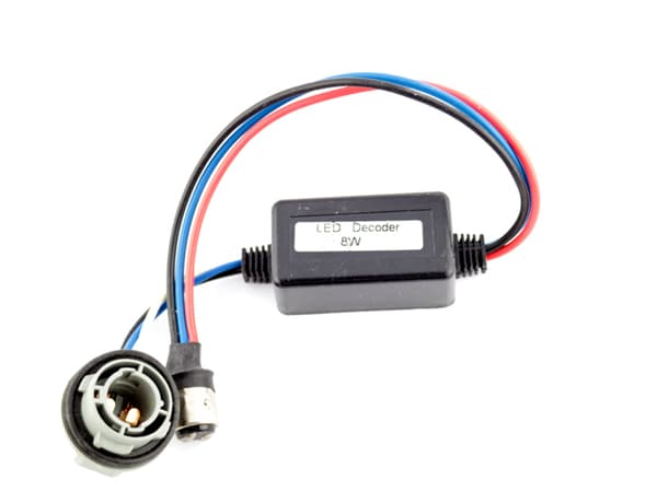 Bay15d 1157 p21/5w motstånd för ledlampor canbus decoder Svart