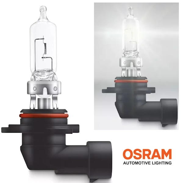 Osram HB3 9005 ORIGINAL 65w halogen lampor 12v DC   P20d  1st Metall utseende