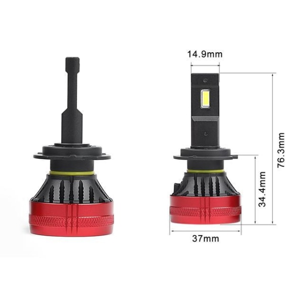 HB4 led kit F3C 9006 5000 lumen 55w 6000k  2-pack