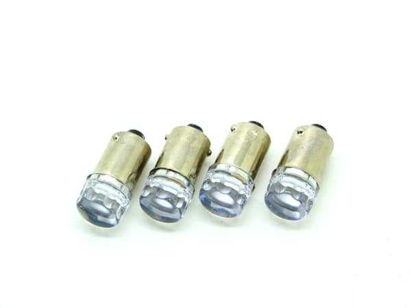 BA9S Blå 4-pack t4w led med 2st 2835smd chip Rosa