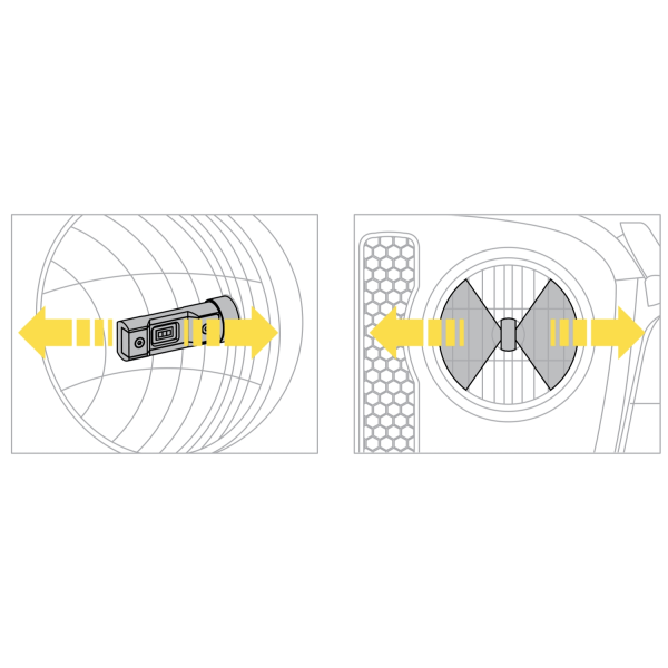 V2 H4 30w Led kit 2500 lumen 6000k med fläkt 2-pack Vit