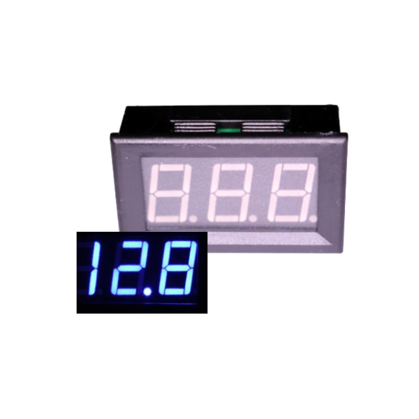 Amperemätare 10A DC med Digital blå display amp Blå