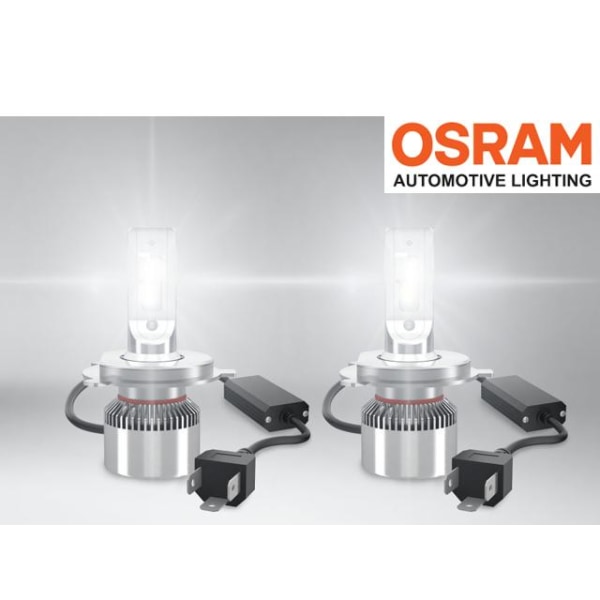 Osram H4 led lampor 6000K 1400 lumen 24 volt P43t Metall utseende