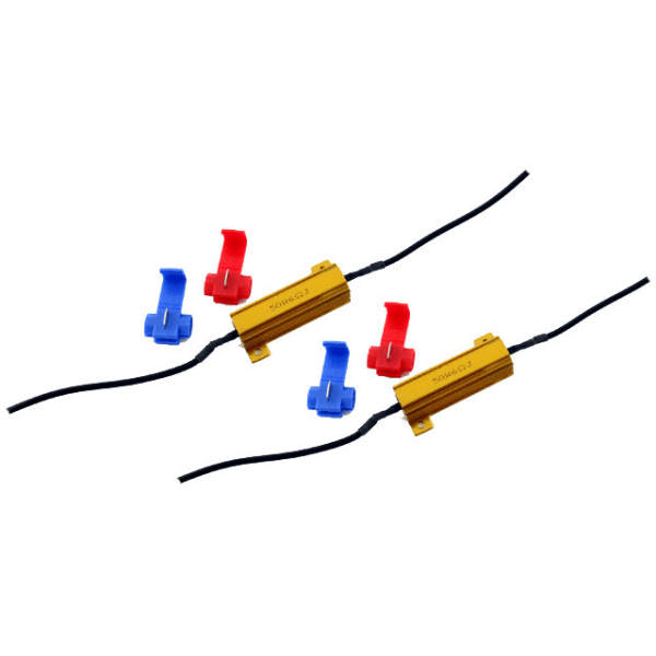 Resistor problemlösare motstånd 21w 6 Ohm för canbus 2-pack Svart