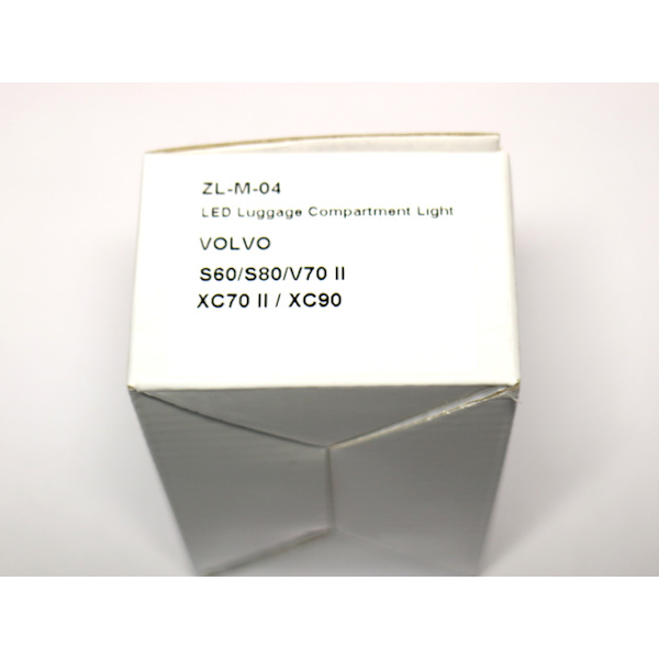 Volvo XC70 XC90 S60 S80 C70 V70 bagage lampa 6000k 2-pack