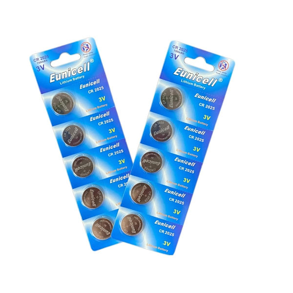 CR2025 10-pack Litium batterier 3V