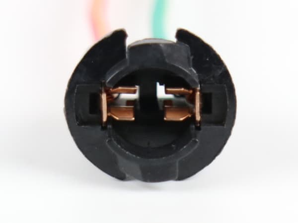 T10 w5w kontakter / socklar / adaptor  10-pack hård modell Svart
