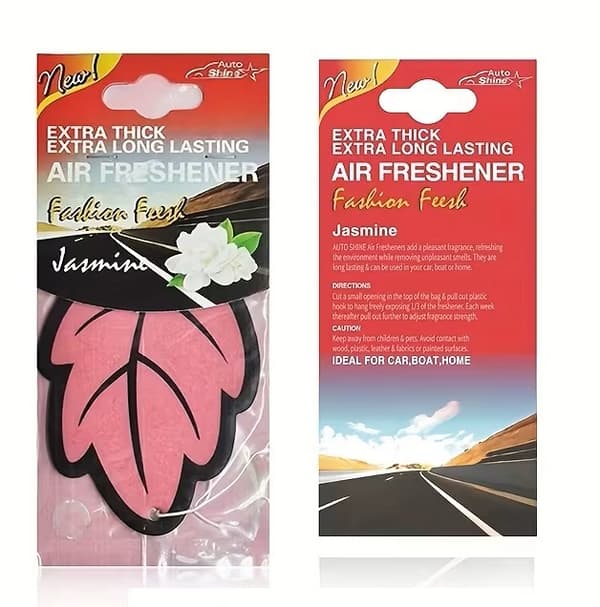 Autoshine luftfräschare 3-pack Jasmine. Extra tjock, ihållande doft multifärg